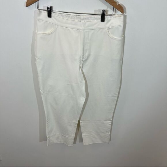 NWOT Isaac Mizrahi Regular 24/7 Stretch Crop Pants | Size 12 - Picture 2 of 9